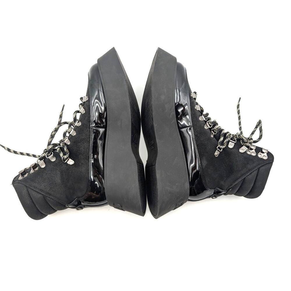 Circus NY by Sam Edelman Gail Lace-Up Platform Boot Women's Black Sz US8.5M EU39 - Picture 5 of 15